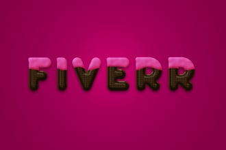 write in chocolate text effect for valentines day