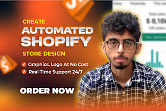 build shopify dropshipping store ecommerce store design