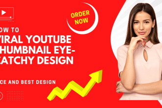 design viral  youtube video thumbnail in canva just in two hours