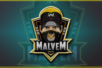 make a gaming ,sport and streaming mascot logo design