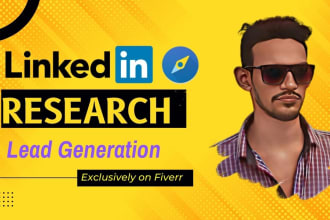 do linkedin research, b2b lead generation, targeted email