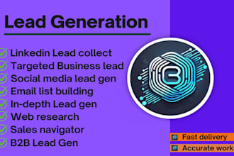generate high quality b2b leads and build targeted email lists for you