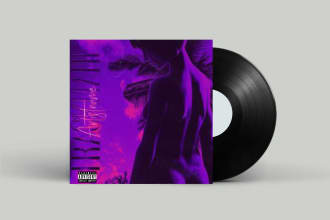 design amazing album cover art or music artwork