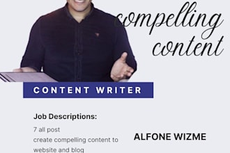 create compelling content for your website or blog