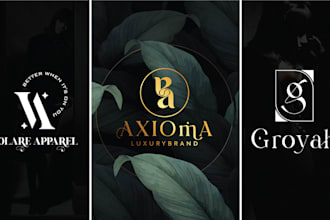 design luxury fashion and clothing brand logo