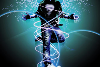 create an AMAZING professional book cover, logo or flyer