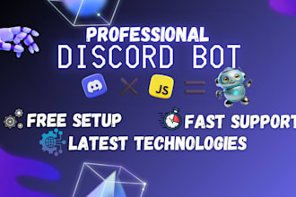 make a professional discord bot in node js in 2025