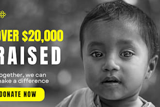 create a charity, donation, nonprofit, fundraising, ngo website