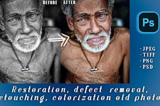manually restore and colorize old photos