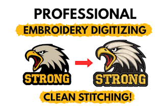 do professional embroidery digitizing for logo