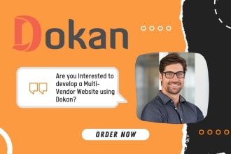 develop dokan multi vendor website, and fix issues