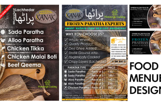 do food shop menu, restaurant menu with price list