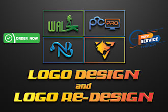 design, edit, redesign, vectorize logo professionally