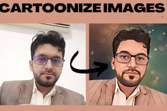 draw your amazing cartoonic portrait from your photo