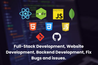 javascript, react, nodejs, api, mongodb, html, css