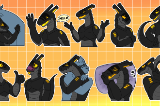 make furries stickers for discord or telegram