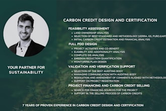 manage your carbon credit project by creating the project description pdd