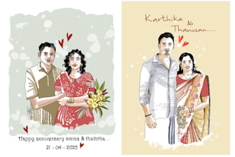 design custom invitations and freehand illustrations