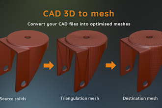 convert your 3d cad files into optimised mesh files