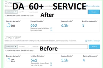 increase moz da domain authority 50 plus in 15 days