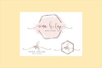 design signature logo branding kit