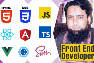 be your front end web developer, ui ux development