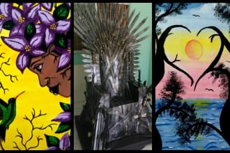 create art in the form of painting and sculpture