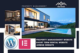 property management website, short term rental website, airbnb website