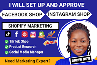 boost shopify dropshipping store sales with facebook shop, ig shop, tiktok shop