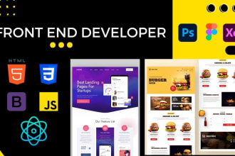 convert figma or psd to html responsive bootstrap