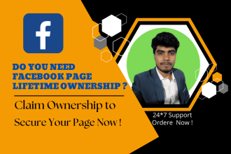 claim lifetime ownership of facebook business page