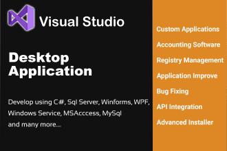 develop c sharp and vb dot net desktop application