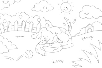 create coloring pages for children and kids