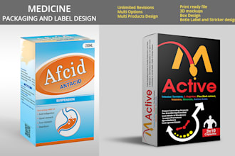 do best, attractive medicine packaging and label design
