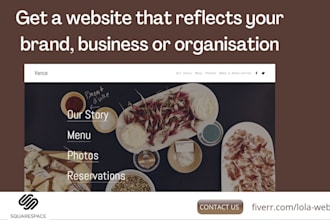 design or redesign mobile squarespace website, fix squarespace website errors