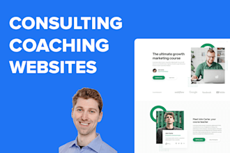 design coaching or consulting wordpress website