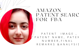 do patent check and trademark  for amazon product