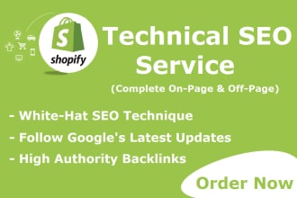 do advance shopify SEO, on page, and keywords ranking