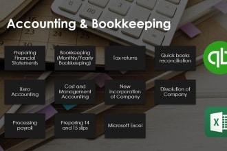 do accounting and bookkeeping for canadian clients using quickbooks and xero