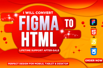 convert figma to HTML
