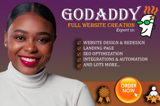 godaddy website design, website design, design godaddy website