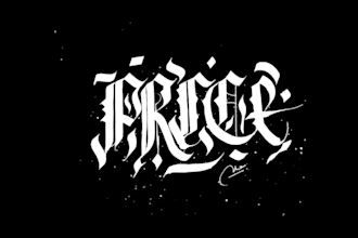 write anything beautifully in calligraphy