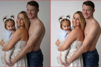 do family and newborn photo retouching