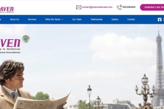 create a professional website for your business