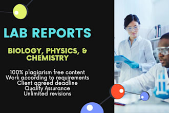 assist you in writing technical laboratory reports