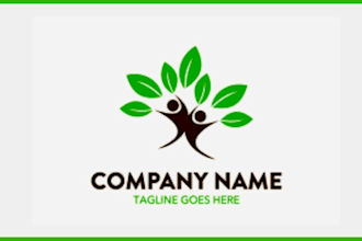 be make childcare, daycare, kids and education creative logo