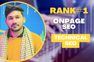 do onsite onpage SEO and technical optimization of your wordpress site