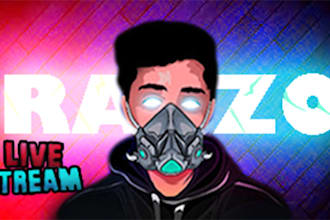 professional  twitch  stream logo animation for  twitch and yt