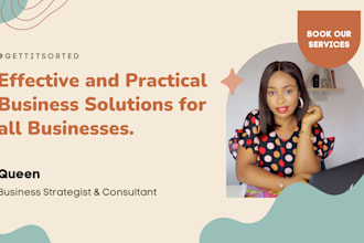 be your professional business and brand strategist