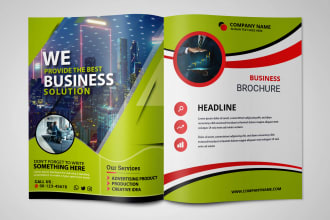 do urgent bifold, trifold, brochure design within 6 hours